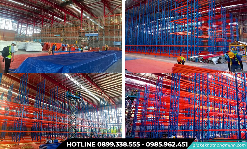 Tiến hành lắp đặt theo bản vẽ