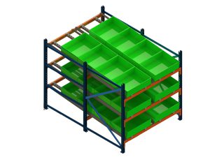 Thiết kế kệ con lăn di động