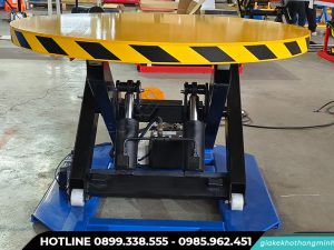 Bàn nâng thủy lực tròn