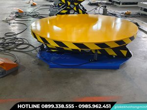 Bàn nâng thủy lực tròn