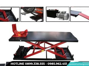 Bàn nâng xe máy thủy lực