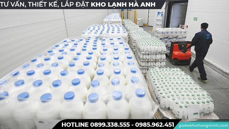 Kho lạnh bảo quản sữa đóng chai
