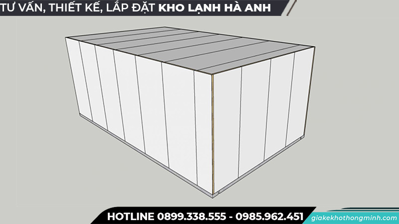 Hàn thiện phần khung kho lạnh