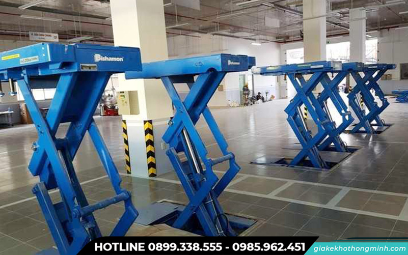Bàn nâng thủy lực bàn giao cho Xưởng Ford